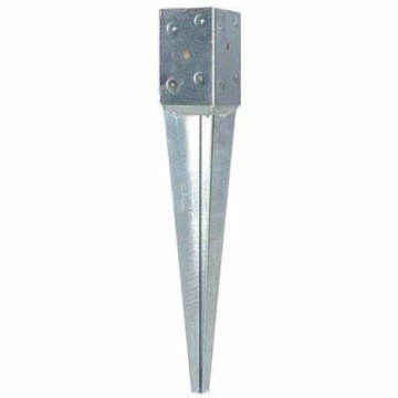 Galvanized Post Anchor and Plate